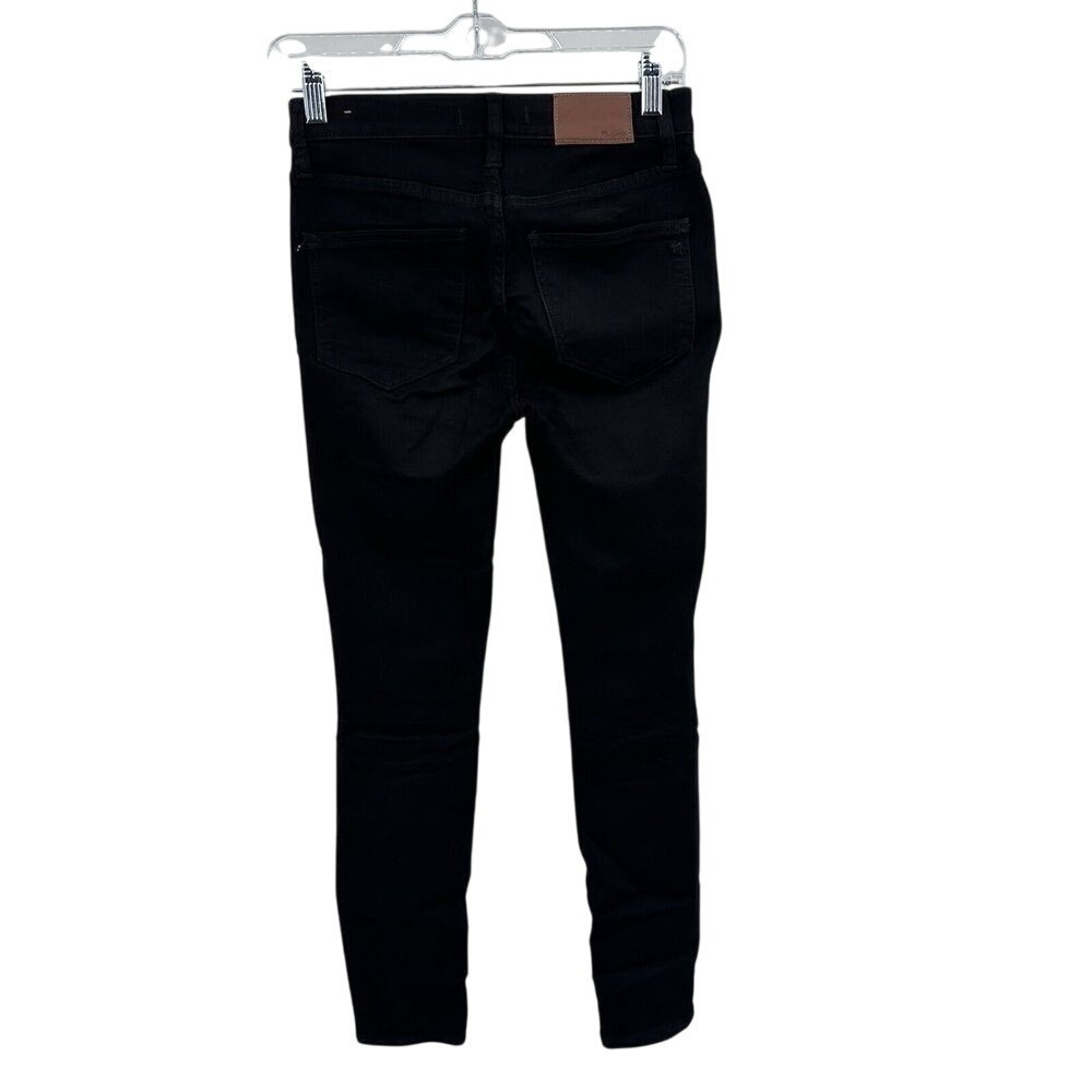 Madewell Roadtripper Black High Rise Skinny Jeans Preppy Designer Women Size 24